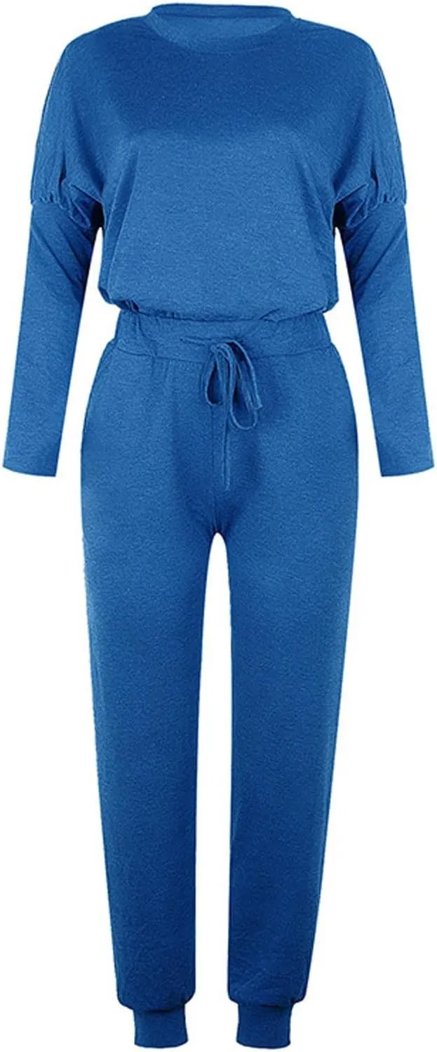 2 Piece Outfits for Women Sweatsuit Long Sleeve Pullover Top with Jogger Sweatpants Fall Fashion Loungewear Set