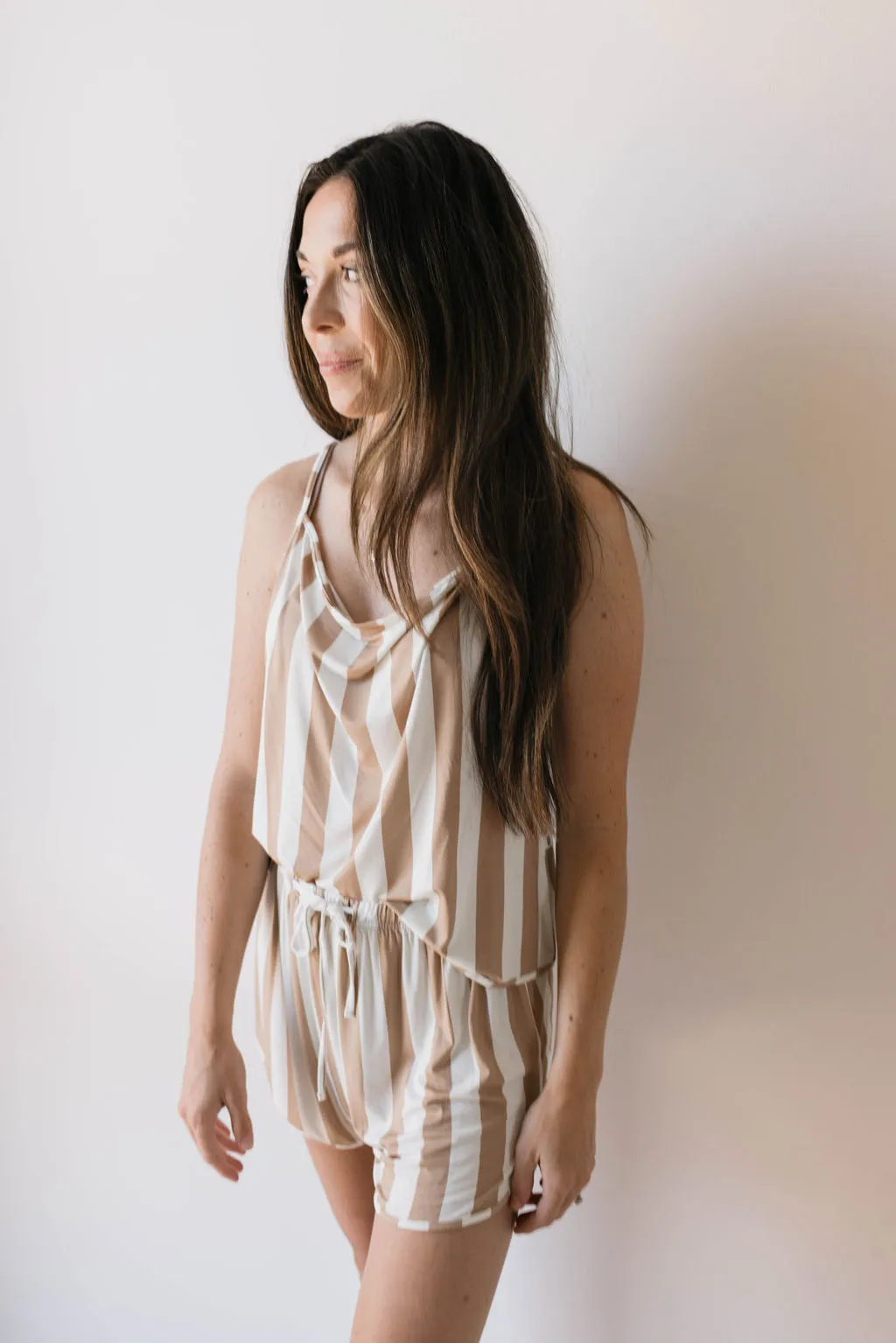 Cami Women's Bamboo Set | Kal Stripe