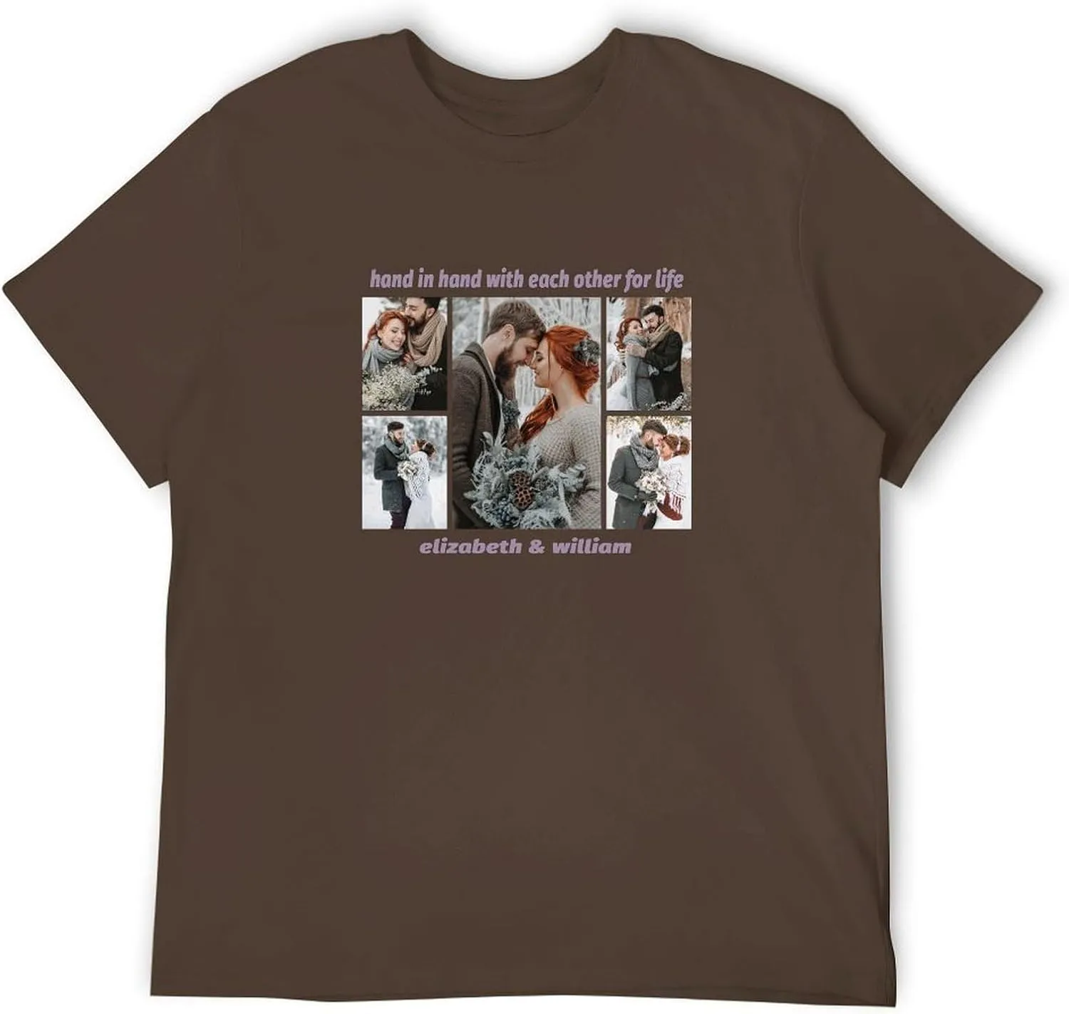 Custom Shirts for Men Women Design Your Own Front Print Photo Personalized T Shirt
