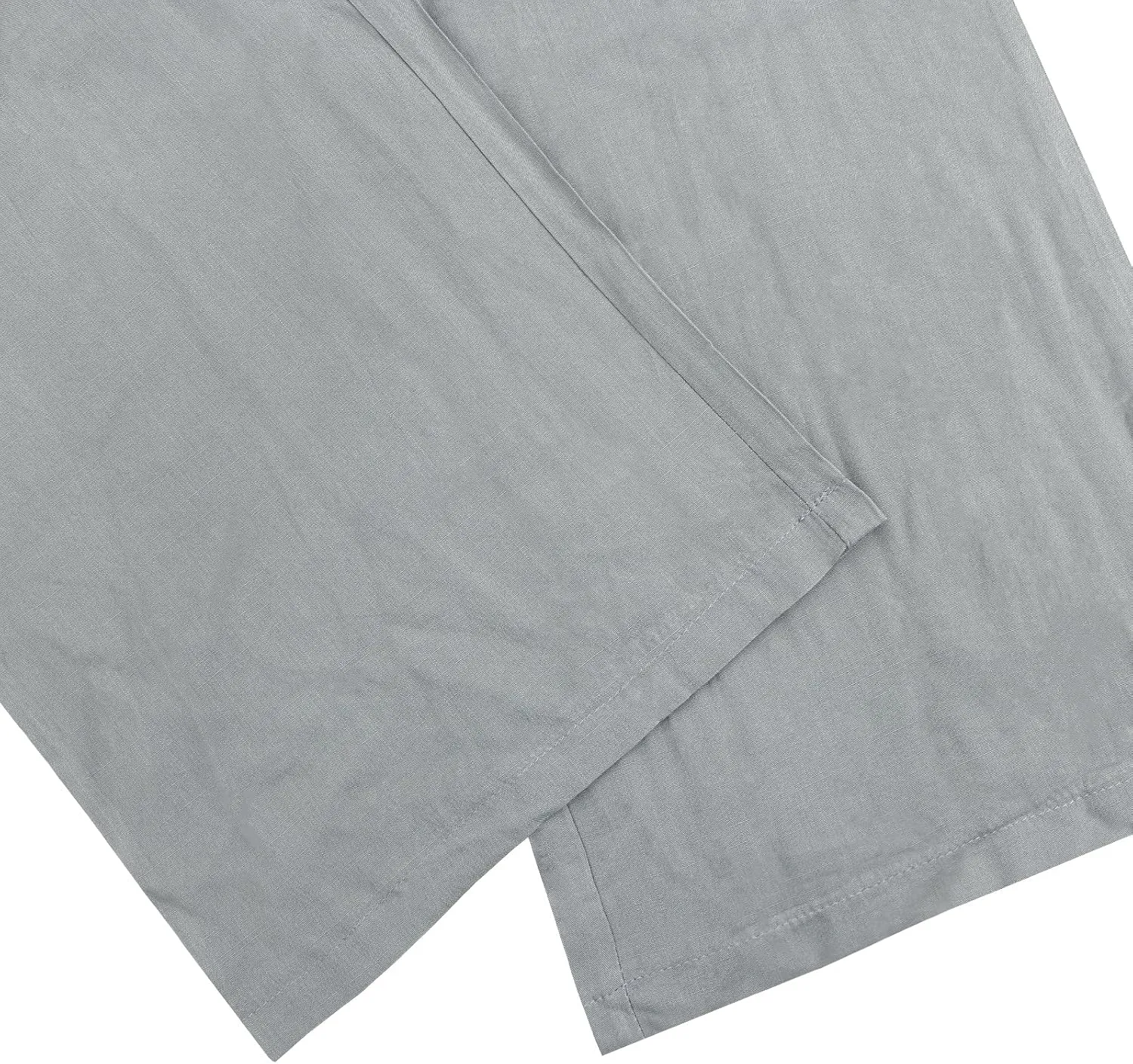 LONGBIDA Men's Linen Pants Lightweight Casual Trouser Yoga Summer Beach Pant