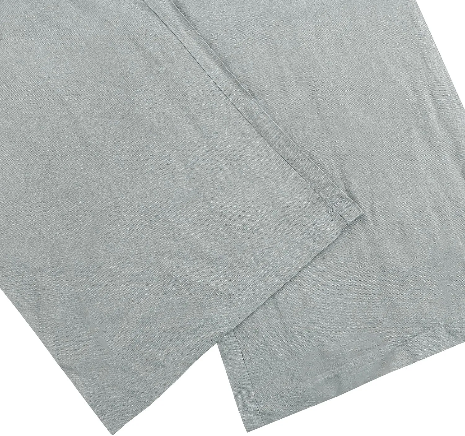 LONGBIDA Men's Linen Pants Lightweight Casual Trouser Yoga Summer Beach Pant