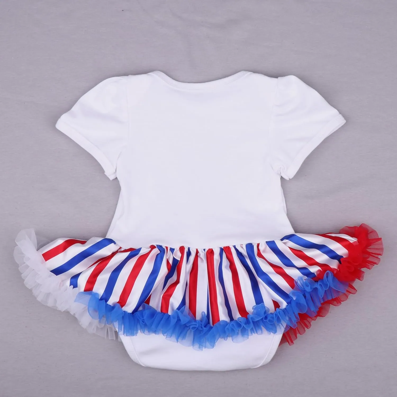 RONGTAI My First 4th of July Baby Girl Outfit Independence Day Tutu Skirt Short Headband Set 0-18 Months