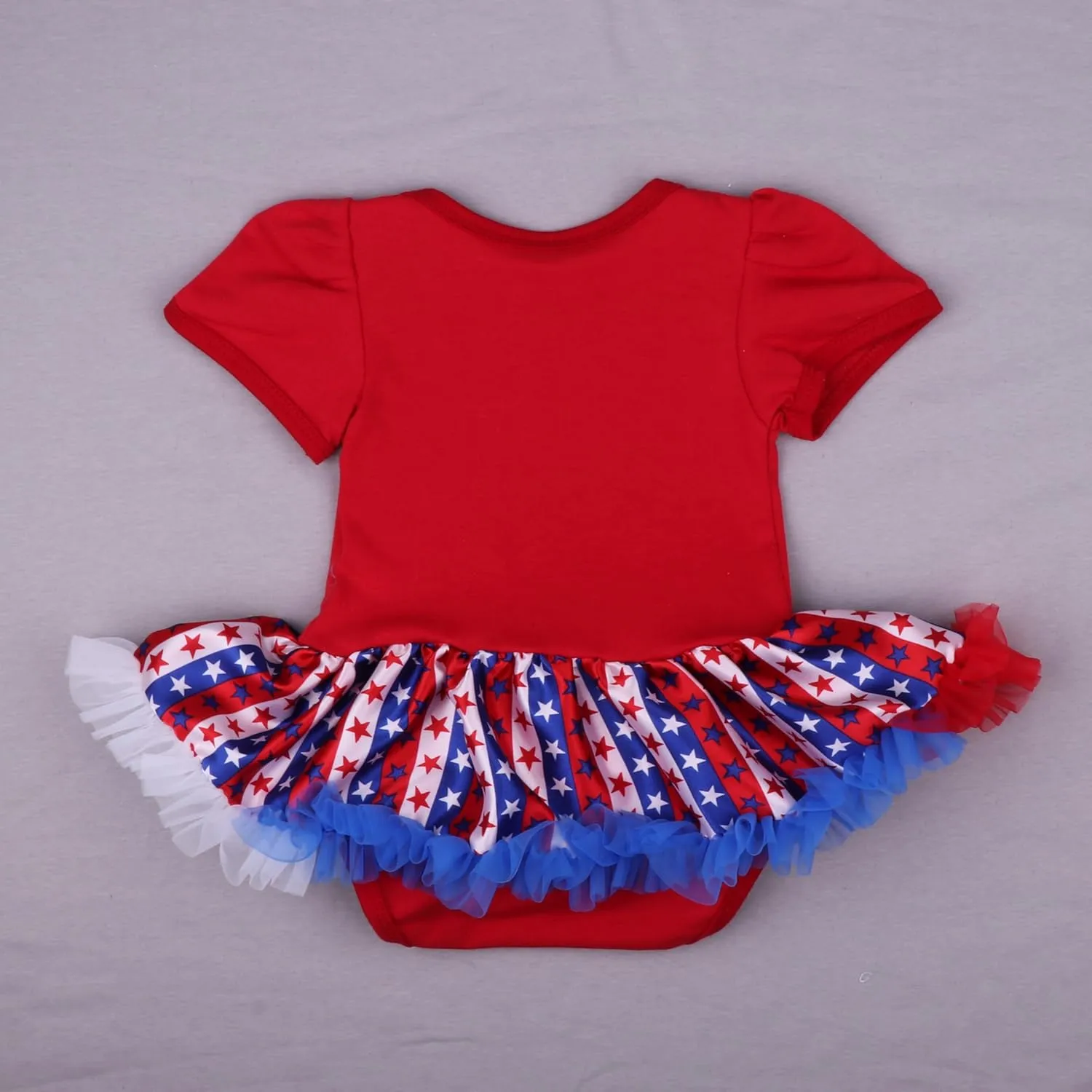 RONGTAI My First 4th of July Baby Girl Outfit Independence Day Tutu Skirt Short Headband Set 0-18 Months