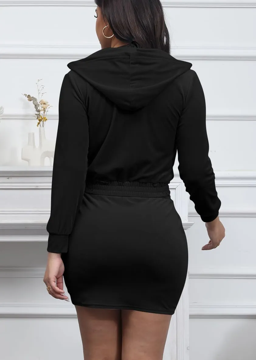 Skirt Sets Women 2 Piece Outfits Velvet Cute Hoodie Mini Skirt Top Y2K Casual Velour Tracksuit Set With Free Bra