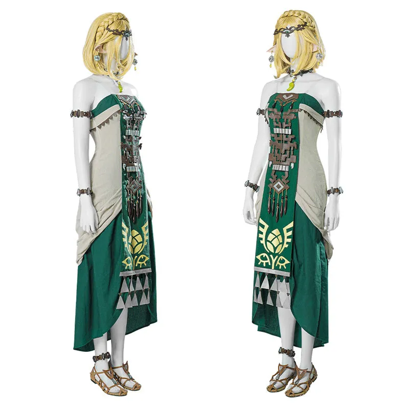 The Legend of Zelda: Tears of the Kingdom Cosplay Princess Zelda Zonai Dress Costume